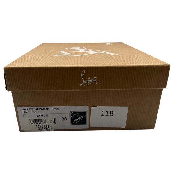 Christian Louboutin So Kate 120 Patent Trash Pointed Toe Pumps Heels Size 38 / 8 - Picture 10 of 11